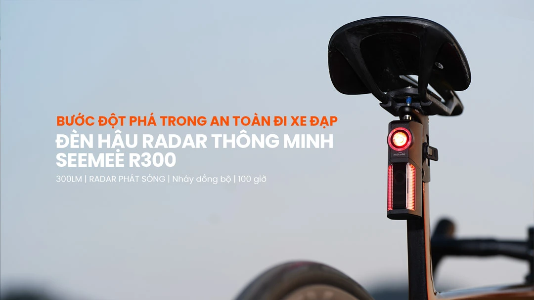 Đèn Hậu Radar Xe Đạp Seemee R300 - Hình ảnh 6